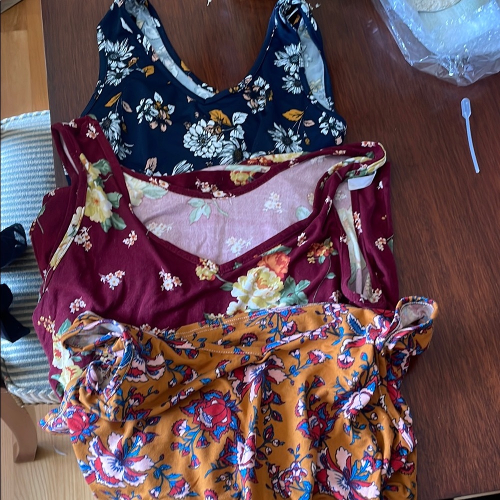 Honey and Lace Duo Women's tank Set - Multicolor